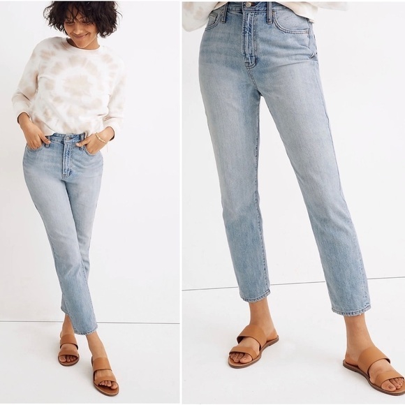 Madewell New Curvy Perfect Vintage Jeans Fitzgerald Wash NWT 23 - Picture 4 of 10